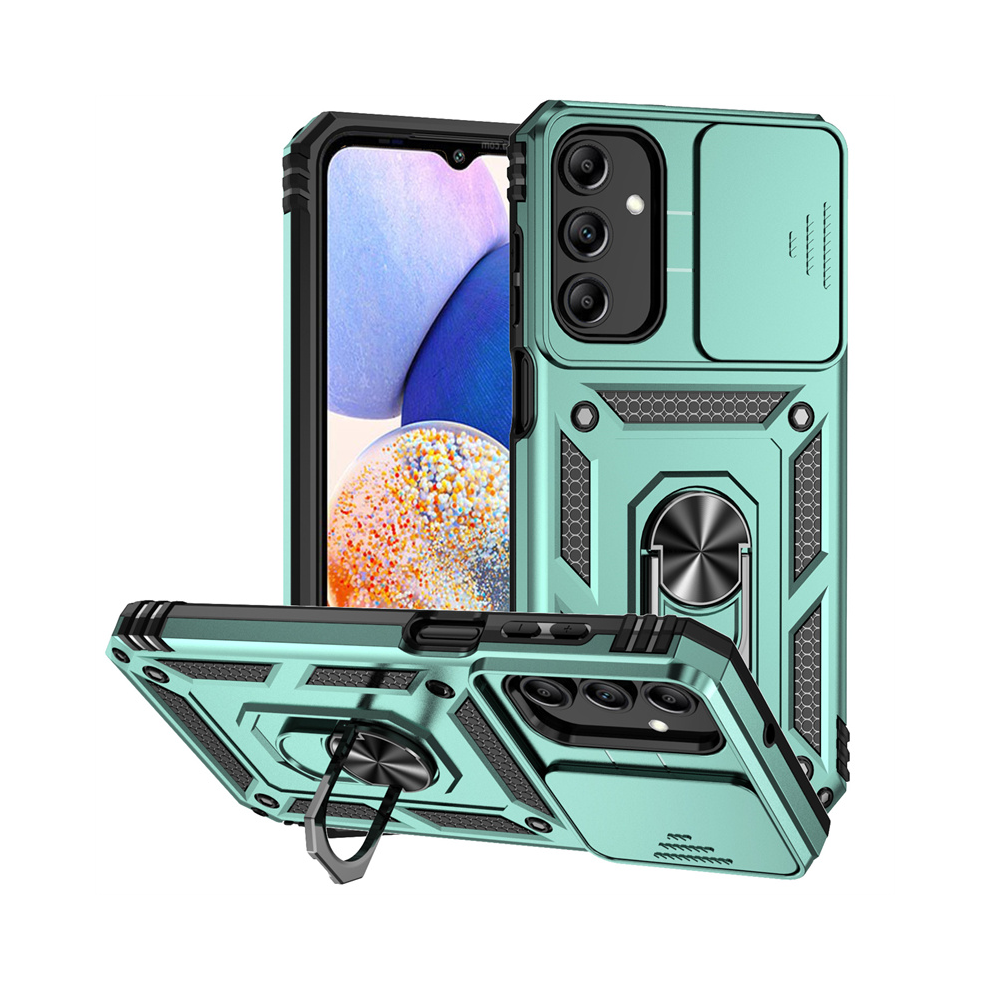 (, For Galaxy A12) Slide Camera Lens Case For Samsung Galaxy A13 A23 Green 967854512045