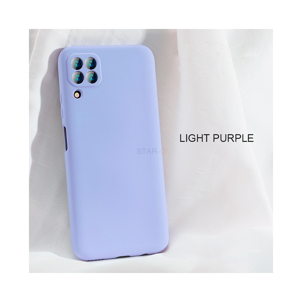 (Jk A12) New Camera Protector Liquid Silicone Phone Case Fo Purple 967854527728