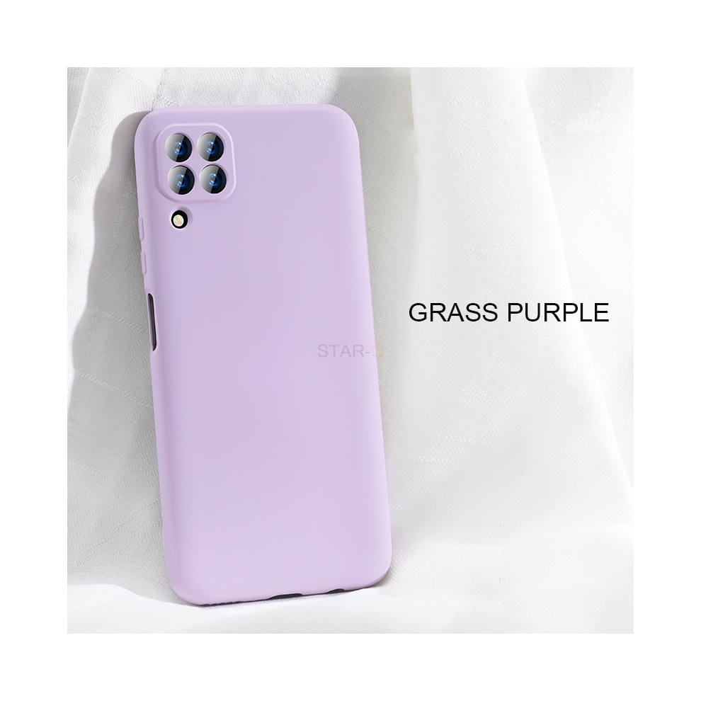 (Jk Grass A22 4G) New Camera Protector Liquid Silicone Phone Case Fo Purple 967854527797