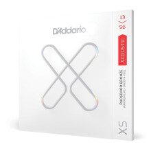 D'Addario Akustikgitarrensaiten XS, Phosphorbronze beschichtet, XSAPB1356, mittlere Strke, 1356, 6-saitiger Satz, 1 Stck