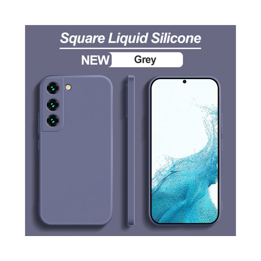 (, For S23 Ultra) S23 S22 Ultra Plus Case Liquid Silicone Phone Cas Grey 967854540505