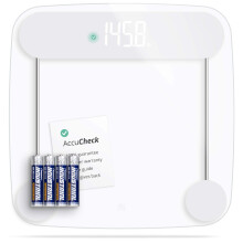 Accucheck Digitale Lichaamsweegschaal van Greater Goods Patent Pending Technology duidelijk