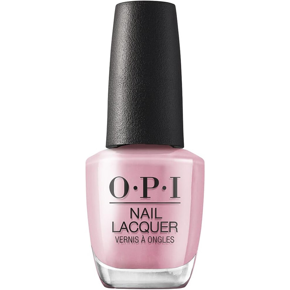 OPI Classic Nail Lacquer, 7 Days Wear, Chip-resistant, High-Shine Color Nail Polish | (P)Ink on Canvas, Pink, 15ml