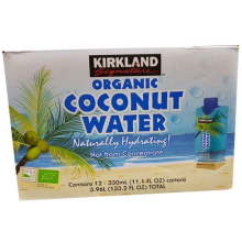 Kirkland Signature Organic Coconut Water - 100% Organic, No Added Sugars, Rich in Electrolytes for Natural Hydration