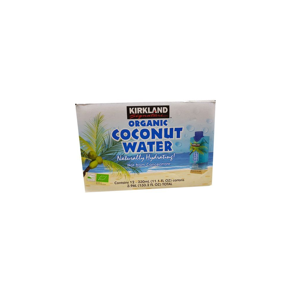 Kirkland Signature Organic Coconut Water X 330Ml Size 12