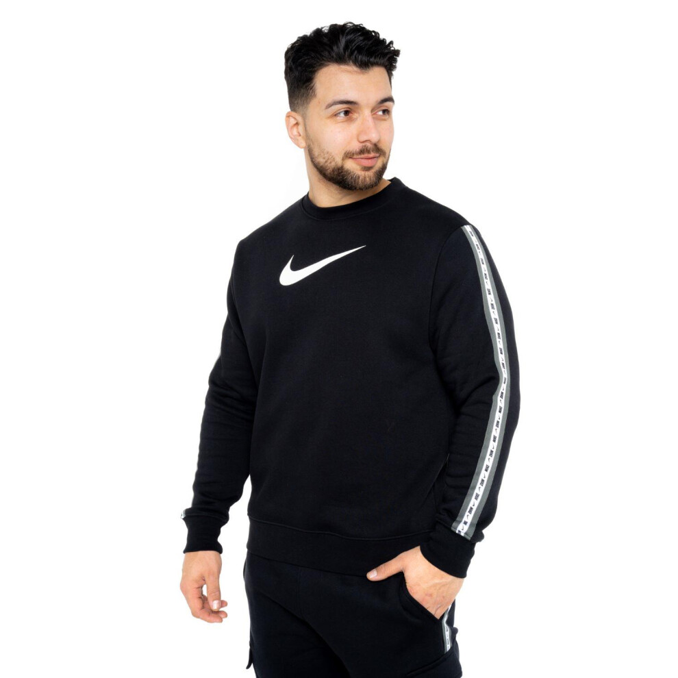 Nike (Uk Xl) Repeat Sweatshirt Black