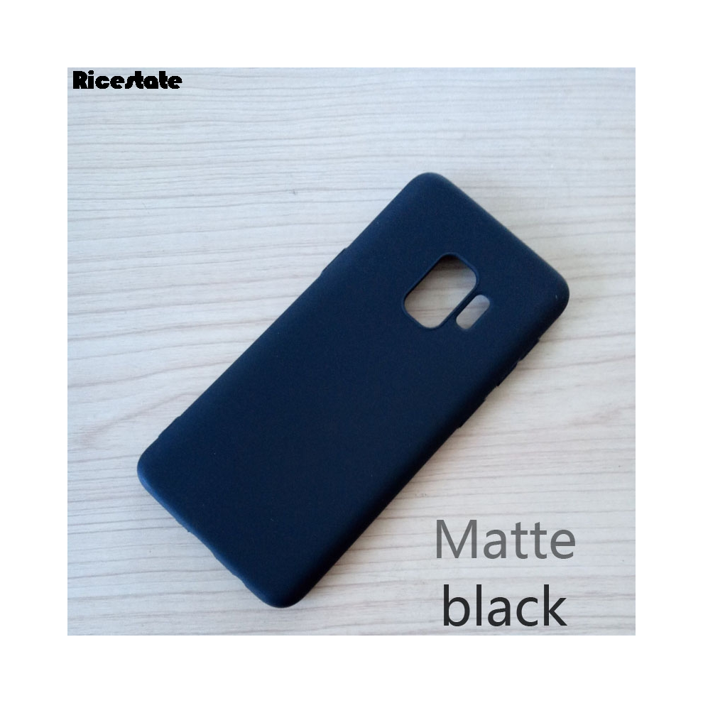 (, S9) For Samsung Galaxy S9 / S9 Plus Fundas Matte Tpu F Black 967854573848