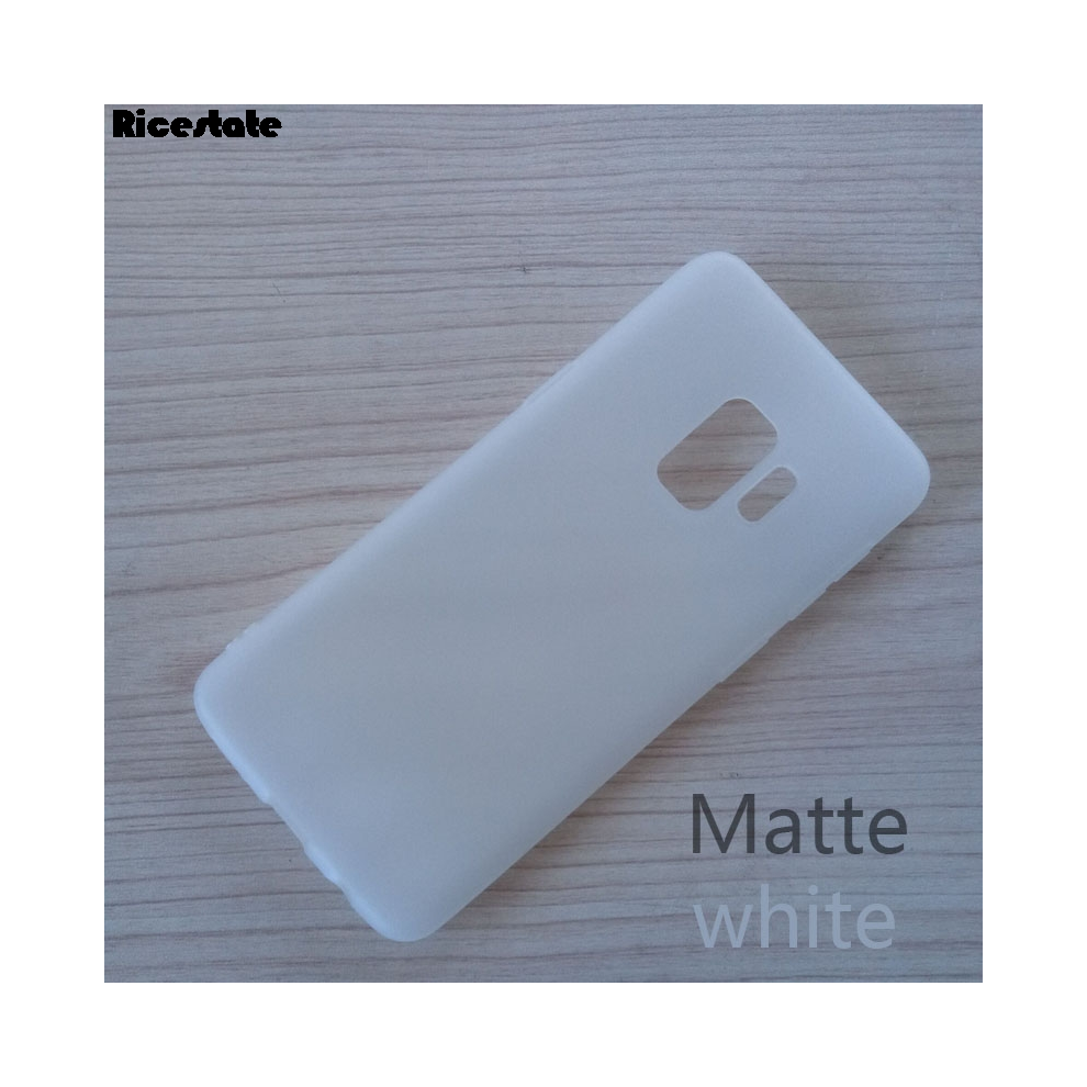 (, S9) For Samsung Galaxy S9 / S9 Plus Fundas Matte Tpu F White 967854573909
