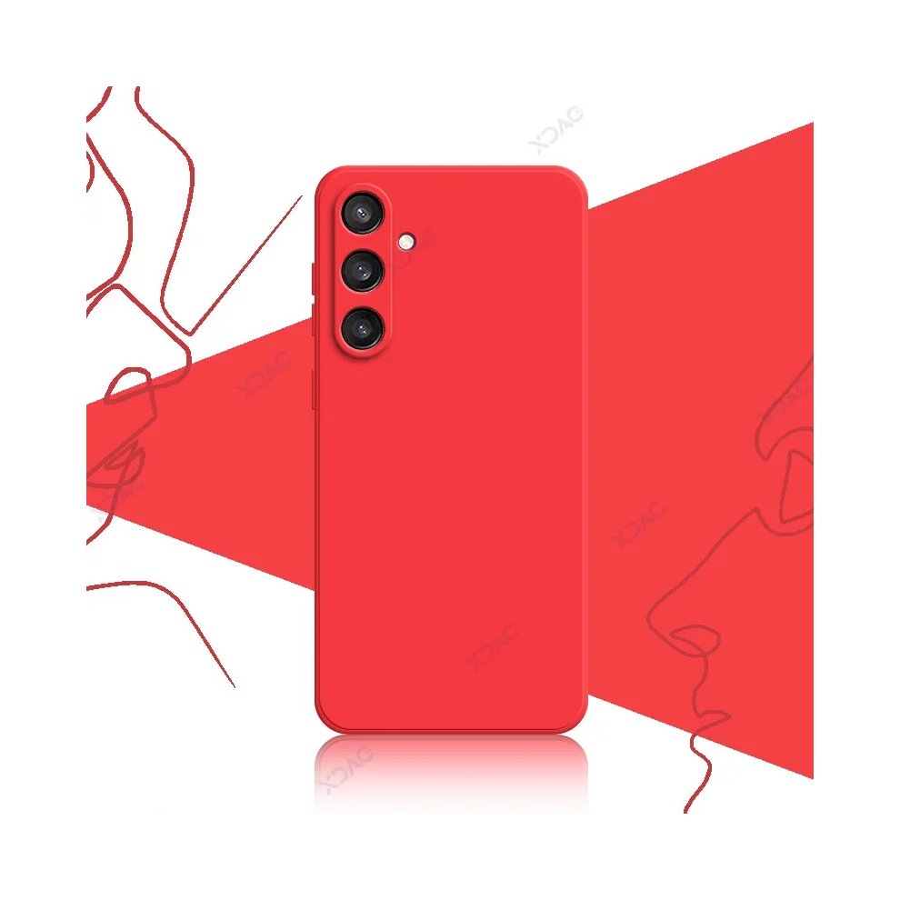 (, Samsung S24 Plus) Luxury Square Liquid Silicone Cases For Samsung S2 Red 967854569476