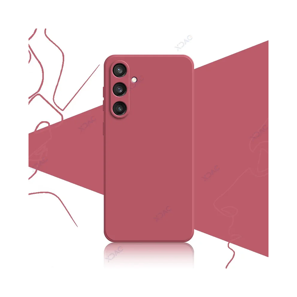 (Camellia, Samsung S24 Plus) Luxury Square Liquid Silicone Cases For Samsung S2 967854569520