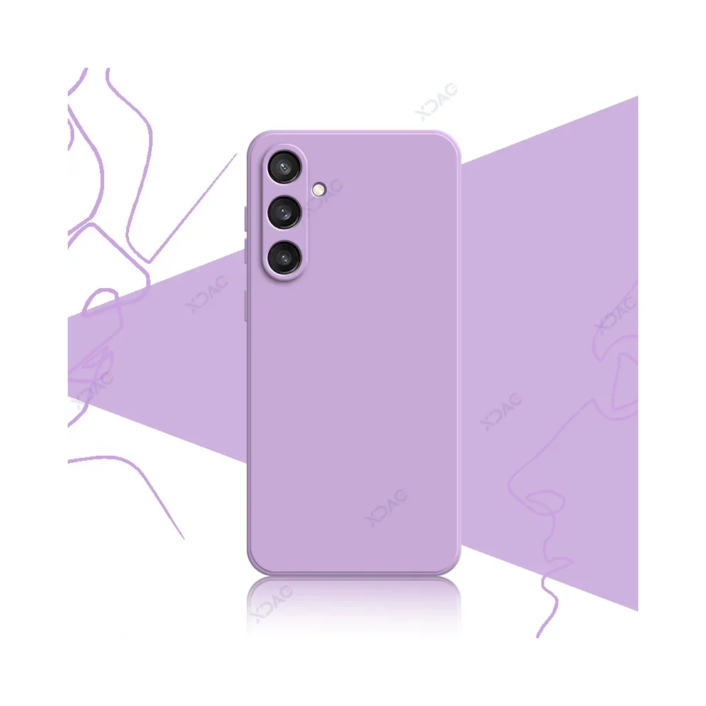 (, Samsung S24 Plus) Luxury Square Liquid Silicone Cases For Samsung S2 Purple 967854569582