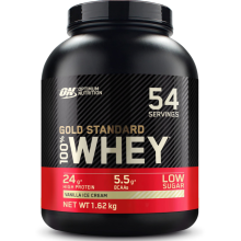 Optimum Nutrition Gold Standard Vanilla Whey Powder, 1.62kg
