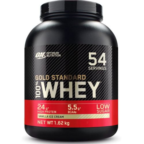 Optimum Nutrition Gold Standard Vanilla Whey Powder, 1.62kg