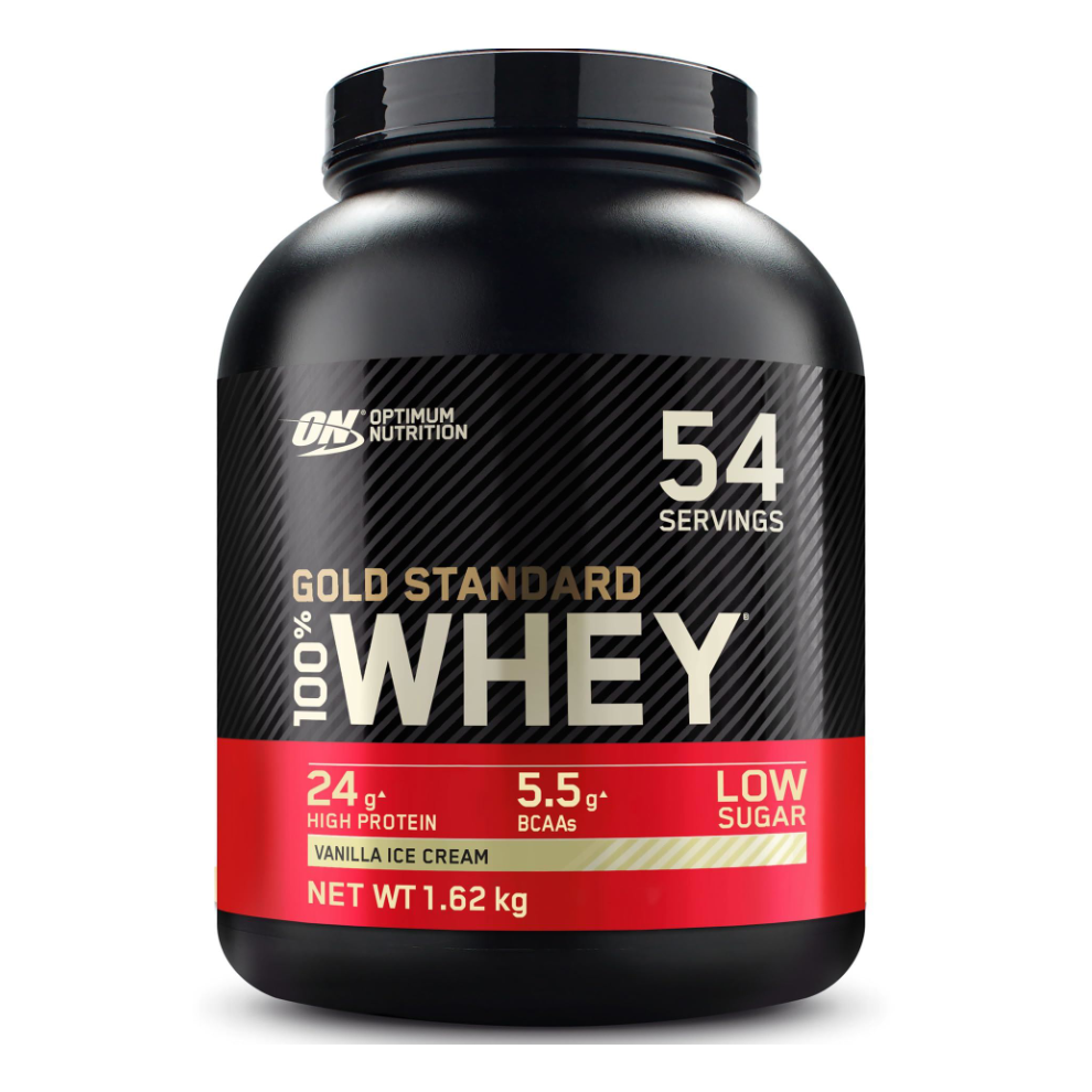 Optimum Nutrition Gold Standard Vanilla Whey Powder, 1.62kg