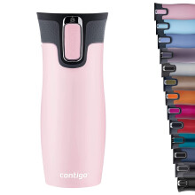 contigo Unisexe West Loop Autoseal Thermobecher Edelstahl Isolierbecher Kaffeebecher to go BPA free Auslaufsicherer Reisebecher mit Easy-clean-Dec
