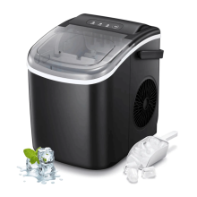 Ice Maker w/ Ice Scoop Basket 12Kg in 24 Hrs 9 Cubes Ready in 6-12Mins