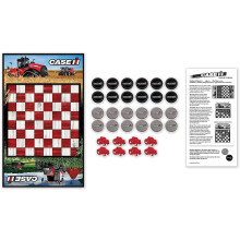 MasterPieces Family Game - Farmall Case IH Checkers - Officielt licenseret br?tspil til b?rn og voksne