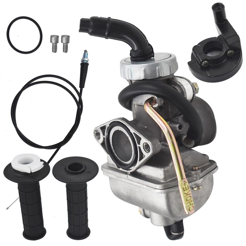 Waltyotur Carburetor Carb With Throttle Cable Grip Casing Set Replacement For Honda Xr80 Xr80r Crf80f Xl80s Xl75 Xr75 Xl70 Sl70 6903036925900