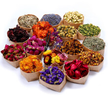 16 psar torkade blommor 100% naturliga torkade blommor rter kit fr tvltillverkning DIY -ljus som gr bad - inkludera rosenblad lavendel inte