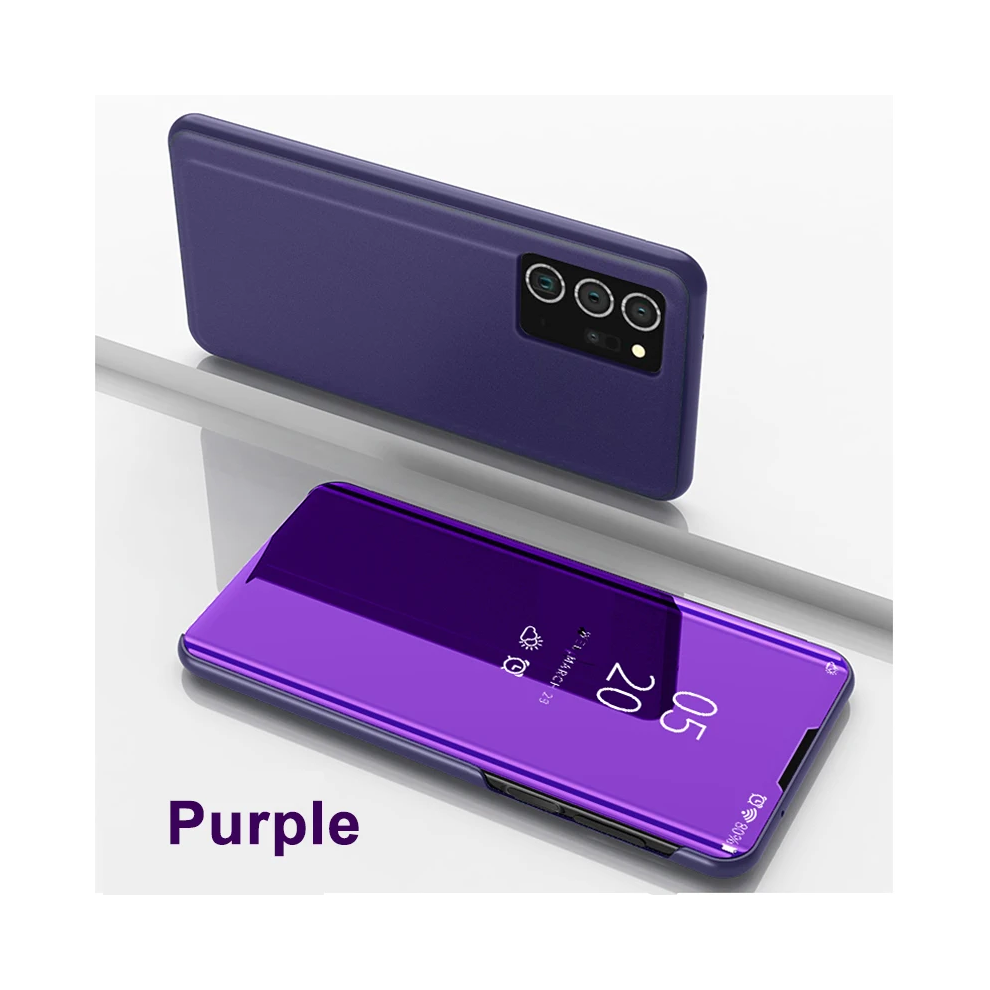 (, Galaxy A34 5G) Smart View Mirror Flip Case For Samsung Galaxy A55 Purple 967854584325