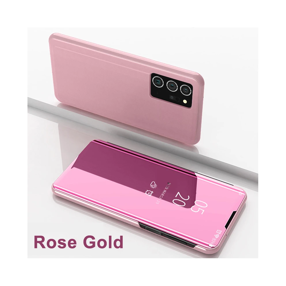 (Rose Galaxy A35 5G) Smart View Mirror Flip Case For Samsung Galaxy A55 Gold 967854584479