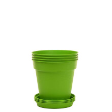 Mintra Home Garden Pots 4pk (Light Green 11cm Diameter (4.3in))