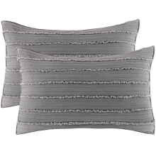 BOSOWOS Queen Size Pillow Shams Set of 2 Ultra Soft Breathable 20 x 30 Inches Pillow Case Envelope Closure Microfiber Farmhouse Bed Pillowcases for