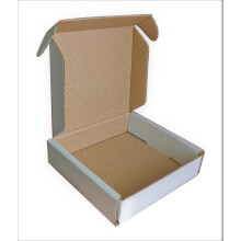 50er-Packung kleiner Versandkarton 4x4x1 Zoll Wellpappe-Mailer Wonfer Karton wei