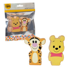 Ensemble de Figurines en Bois Disney 2 Pièces avec Winnie l'Ourson & Tigrou, Jouets Enfants à Partir de 2 Ans par Just Play