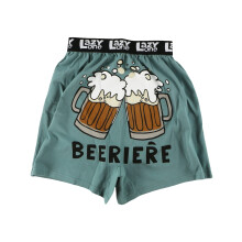 Calzoncillos b   xer divertidos Lazy One, ropa interior divertida, regalos de broma para hombres que beben cerveza (Beeriere Medium)