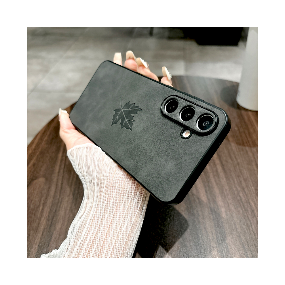 ( For Samsung A52 A52s) Retro Leather Case For Samsung Galaxy S25 A55 A54 Dark/Gray 967854549621