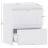 Vida Designs (White) Denver 3 Piece Bedroom Set Chest Wardrobe Bedside 5