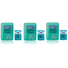 Wisdom Fresh Effect Mint Fluoride Dental Sticks - 100 Woodsticks X 3
