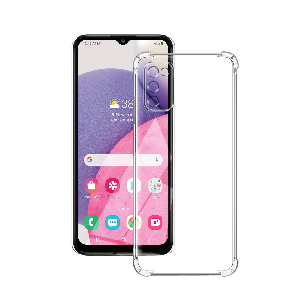 (Shockproof Case, For Samsung A03 Core) For Samsung A03s Case Clear Silicone Soft Cover Ph 967854628074