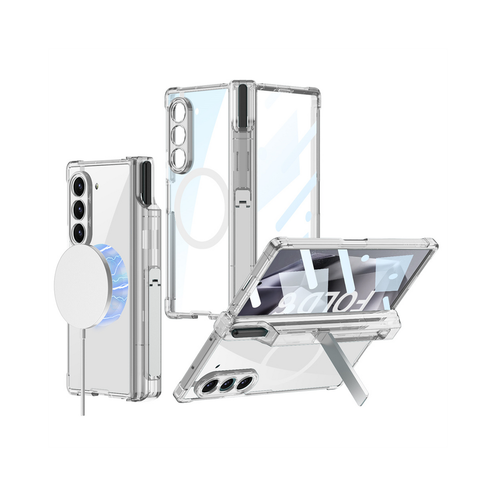 (Clear, For Samsung Z Fold 6) For Samsung Galaxy Z Fold 6 Magsafe Case Transpare 967854637137
