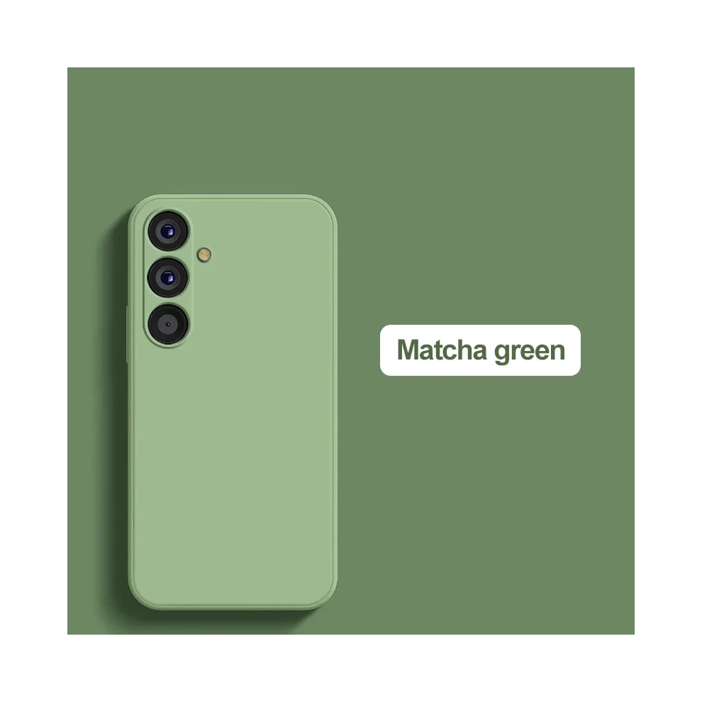 (Mactha Galaxy S24 Ultra) For Samsung A54 Case Liquid Silicone Phone Cases Green 967854636710