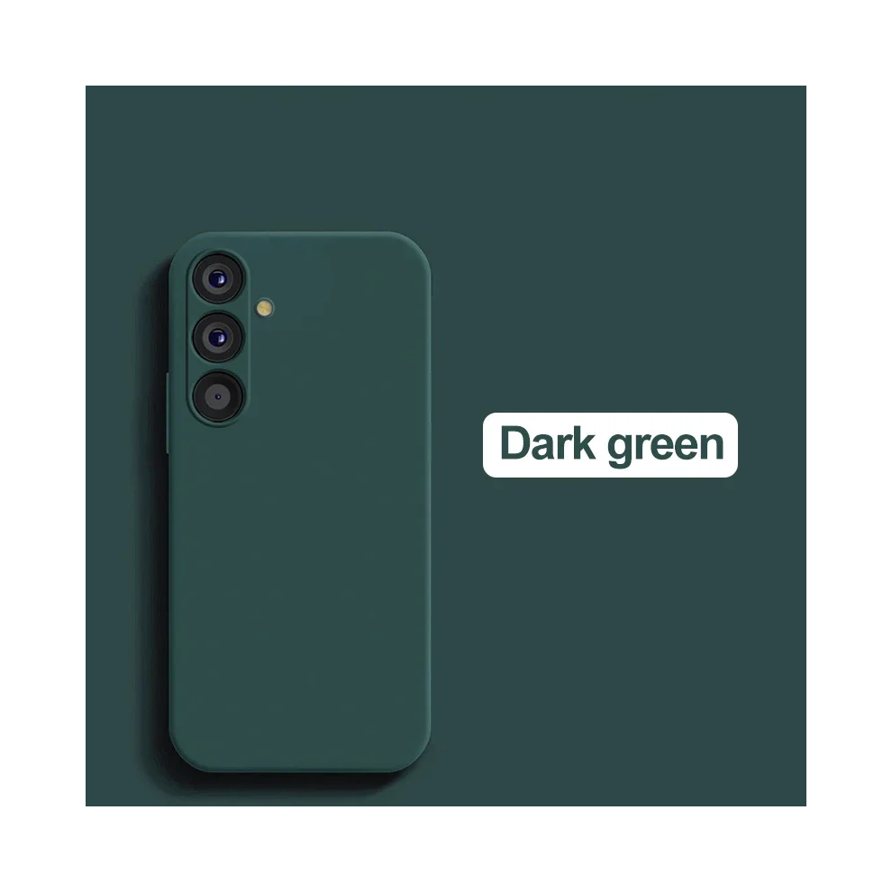 (Dark Galaxy S24) For Samsung A54 Case Liquid Silicone Phone Cases Green 967854636864
