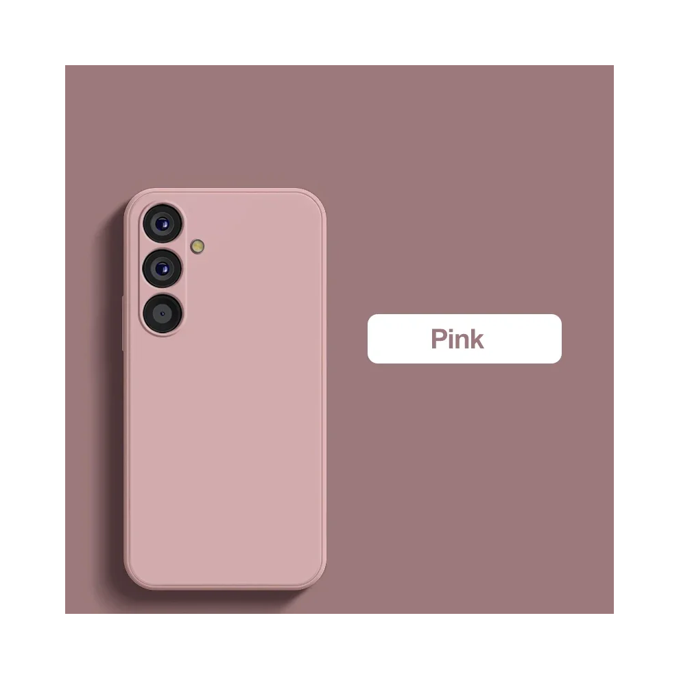 (, Galaxy S24) For Samsung A54 Case Liquid Silicone Phone Cases Pink 967854636857