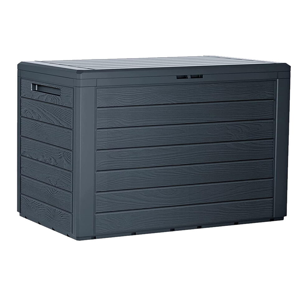 1 x Multipurpose 190L Outdoor Garden Furniture Storage Boxes With Lids