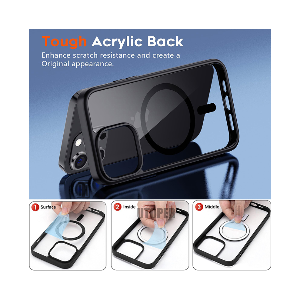 (, For Iphone 11) Luxury Thin Slim Transparent Non Yellowing Case Fo Black 967854623079