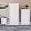 Vida Designs (white) Denver 3 Pc Bedroom Set Chest Wardrobe Bedside 3 3