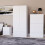 Vida Designs (white) Denver 3 Pc Bedroom Set Chest Wardrobe Bedside 3 1