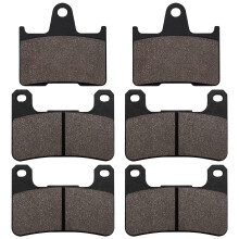 Sollon Remblokken Voor en Achter voor Suzuki GSXR 1000 2004 2005 2006 GSXR 600 K4/K5 2004 2005 GSXR 750 K4/K5 2004 2005
