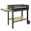 Outsunny Outsunny Charcoal BBQ Grill with Side Table, Storage Shelf and Wheels 2
