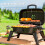 Outsunny Outsunny Folding Charcoal Barbecue Grill, Portable BBQ for Camping, Black 8