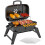 Outsunny Outsunny Folding Charcoal Barbecue Grill, Portable BBQ for Camping, Black 2