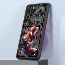 (UUAVA02, for Galaxy S10 4G) Marvel SpiderMan IronMan Phone Case for Samsung Ga