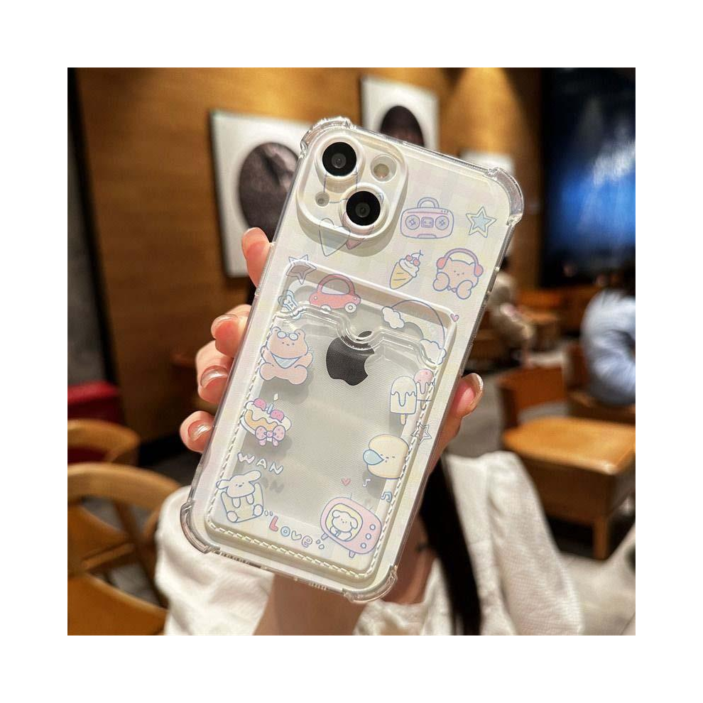 (S13980, Samsung A55 5G) Cartoon Card Holder Slot Bag Phone Case For Samsun 967854635157