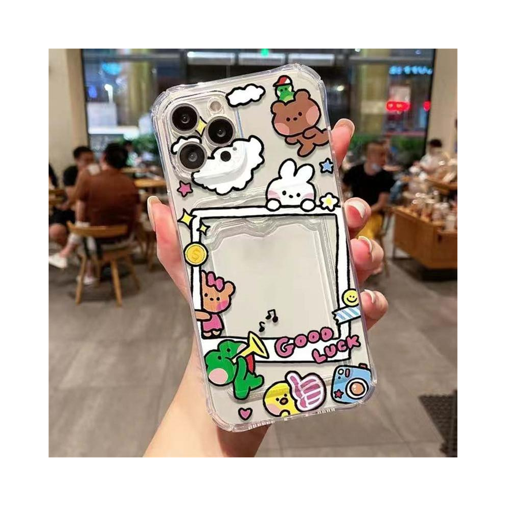(S13990, Samsung S21 Ultra) Cartoon Card Holder Slot Bag Phone Case For Samsun 967854635409