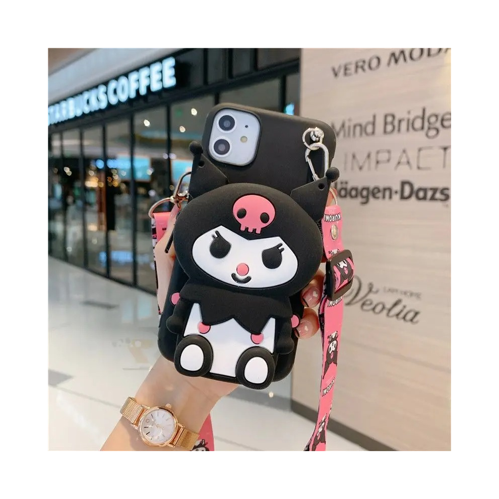 (Kuromi, Galaxy S23) 3D Cartoon Kitty Wallet Phone Case For Samsung Gal 967854657142